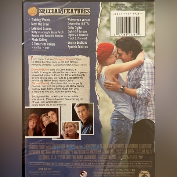 NWT Elizabethtown Widescreen Edition - Picture 2 of 4